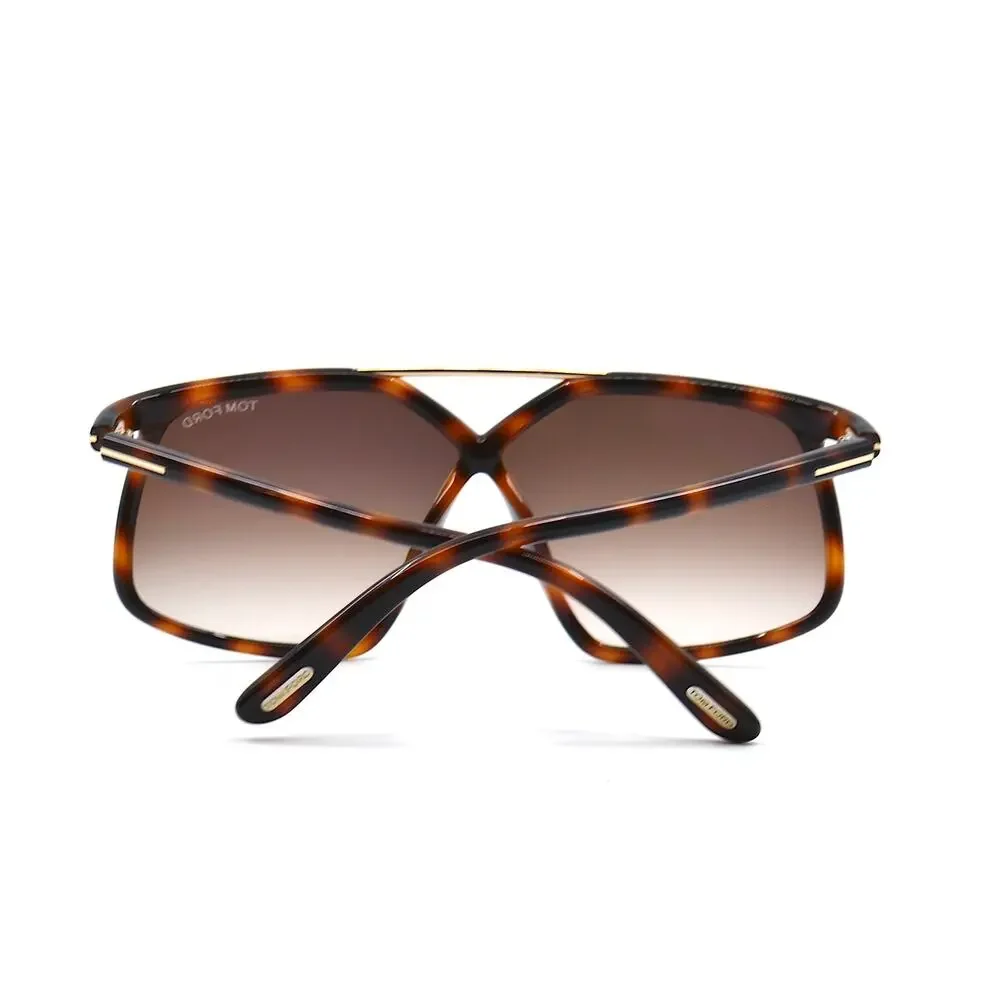 TOM FORD MERYL TF1038/S 52F HAVANA BROWN AUTHENTIC SUNGLASSES - Picture 10 of 15